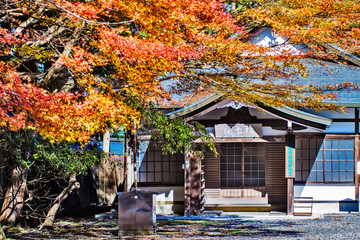 Plakat Enryaku-ji is a Tendai monastery located on Mount Hiei in Otsu,