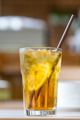 iced lemon tea