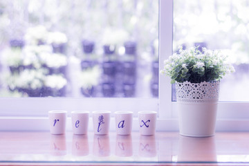 relax corner decoration