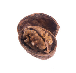 nut. walnut on the background