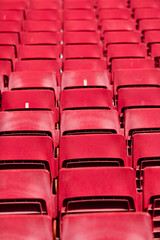Naklejka premium Seats at stadium