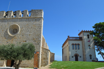 Medieval church in Sant Marti, Costa Brava