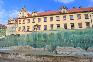 Wrocław - fontanna na rynku