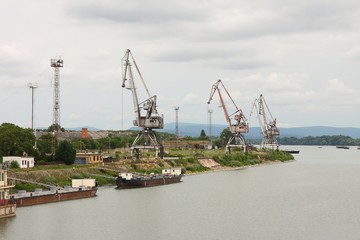 Obraz premium Industrial Dock