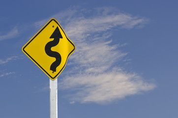 Winding Road Sign