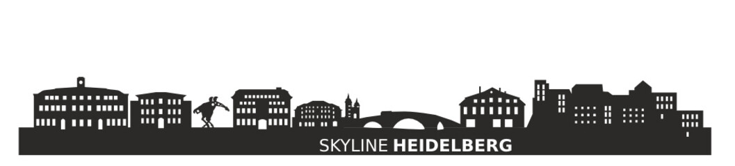 Obraz premium Skyline Heidelberg
