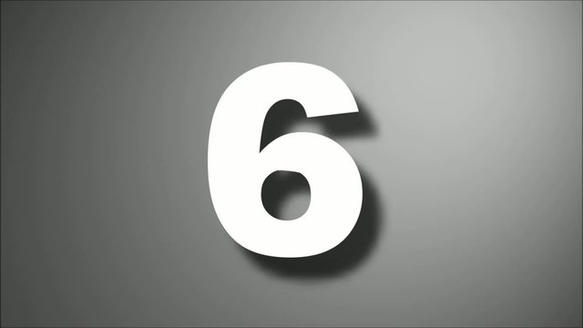Countdown Tropfeneffekt