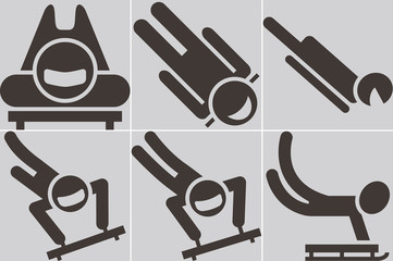 Skeleton icons