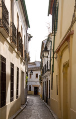 Naklejka na ściany i meble Gasse in Cordoba - Andalusien - Spanien