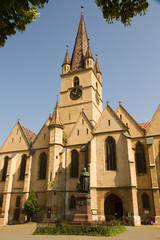 Fototapeta na wymiar Evangelical Church of Sibiu