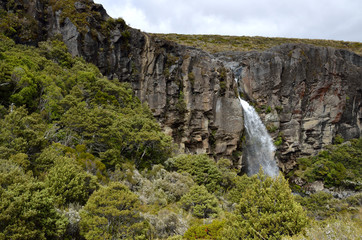 Taranaki waterfall, New Zealand