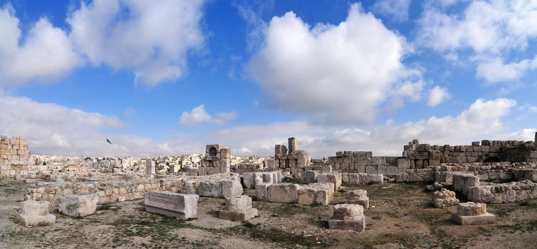 Roman Ruins of the Citadel - Amman, Jordan