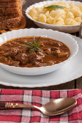 Goulash soup.