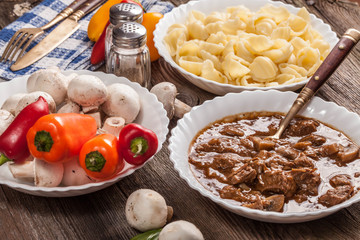 Goulash soup.