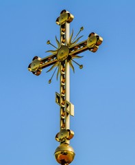 Fototapeta na wymiar Cross of the church