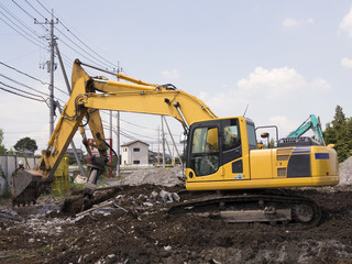 解体工事現場