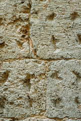 Muro di pietre, muratura restauro, sfondo trama texture