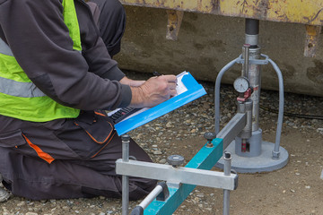 Testing soil compaction for gravel roads 3