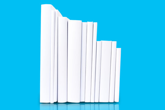 Stack of White Cover Book