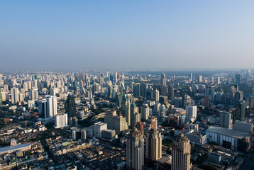 Fototapeta na wymiar Views of Bangkok Baiyoke Sky