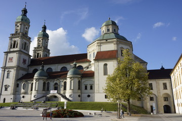 Fototapeta na wymiar Basilika St. Lorenz in Kempten (Allgäu),Deutschland
