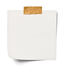 white note paper office business