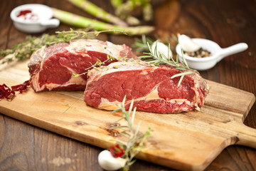 rohes steak fleisch