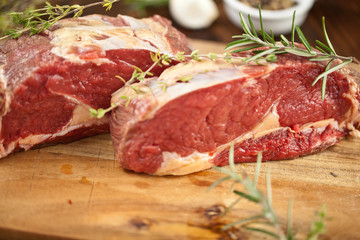 rohes steak fleisch
