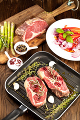 steak fleisch vorbereitung