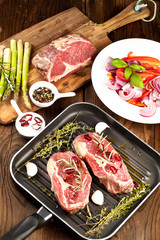 steak fleisch vorbereitung