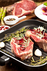 steak fleisch vorbereitung