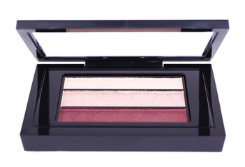 Eyeshadow set isolated on white