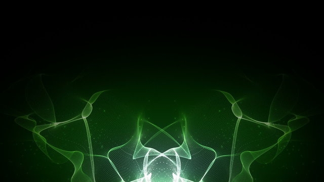 Electric Fire Green Top View