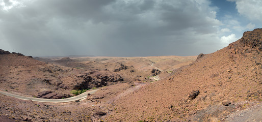Dades Gorges, High Atlas, Morocco, Africa. Road view.