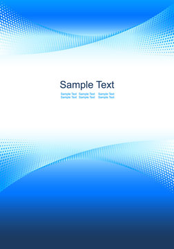 Vector abstract blue background