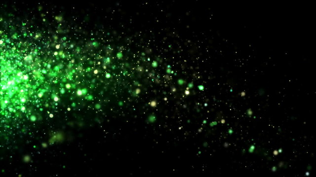 Glitter Green Drifting