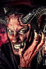 angry satan