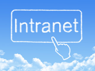 Intranet message cloud shape