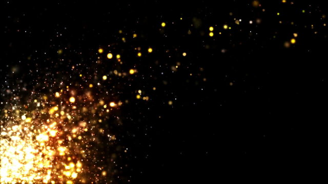 Glitter Gold Rising