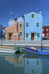 Fototapeta na wymiar Burano island, Venice, Italy.