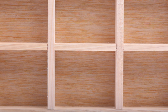 empty wood brown shelves background