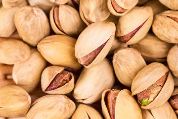 Salted pistachios.