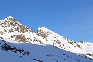 Winter mountains