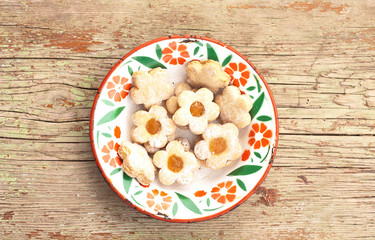 homemade cakes on the plate