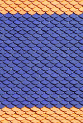 background of temple roof