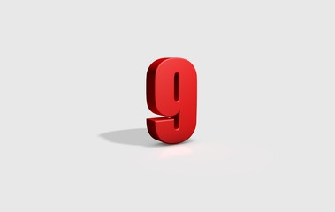 numero 9 3d