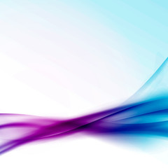 Fototapeta premium Satin colorful swoosh wave background template
