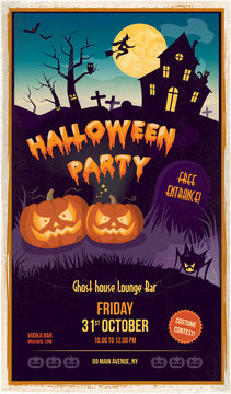 Halloween Party Poster