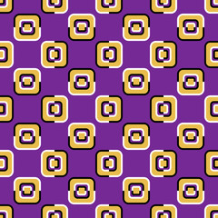 Moving Squares Optical Illusion Vector Seamless Pattern