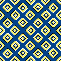 Moving Rhombuses Optical Illusion Vector Seamless Pattern